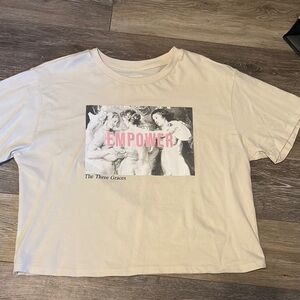 Empower Graphic Tee - Cream
